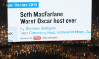Seth MacFarlane, Worst Oscar Host Ever