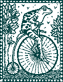 bicycle pedaling frog
