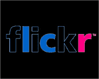 flickr on black
